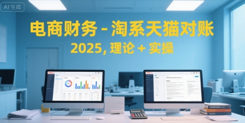 电商财务-淘系天猫对账2025，理论+实操-68资源