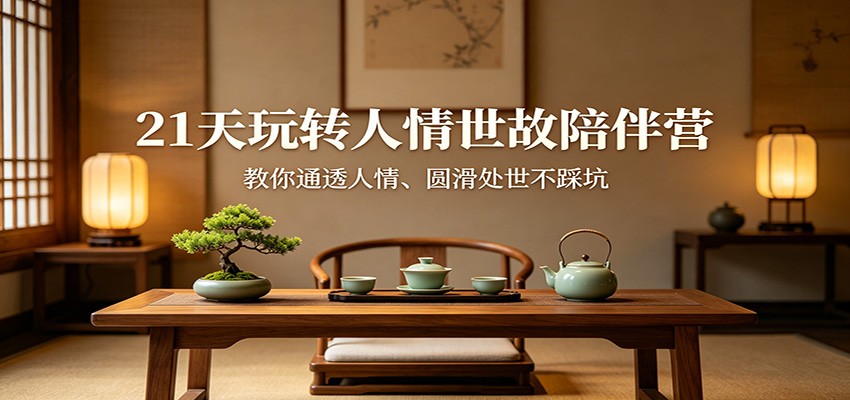 21天玩转人情世故陪伴营：教你通透人情、圆滑处世不踩坑-68资源