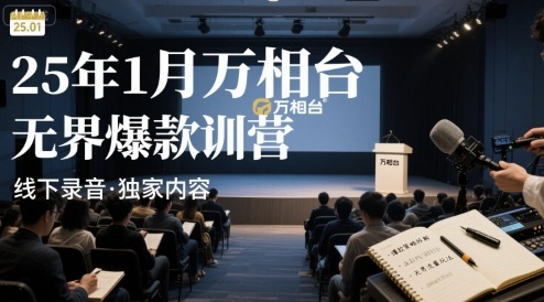 25年1月万相台无界爆款特训营线下录音-68资源