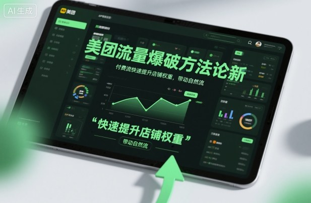 美团流量爆破方法论，付费流快速提升店铺权重，带动自然流-68资源