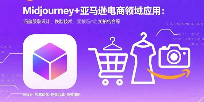 Midjourney+电商领域商业应用：涵盖服装设计、换脸技术、实拍结合等-68资源