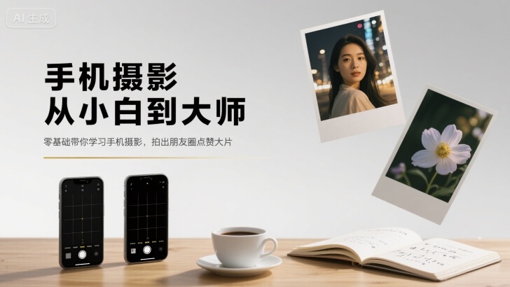 手机摄影从小白到大师，零基础带你学习手机摄影，拍出朋友圈点赞大片-68资源