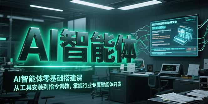AI智能体零基础搭建课，从工具安装到指令调教，掌握行业专属智能体开发...-68资源
