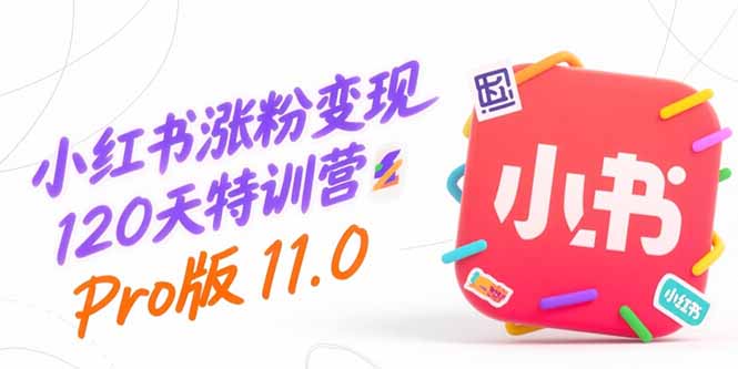 小红书涨粉变现120天特训营Pro版11.0：从0到1掌握平台运营,内容制作和变现-68资源
