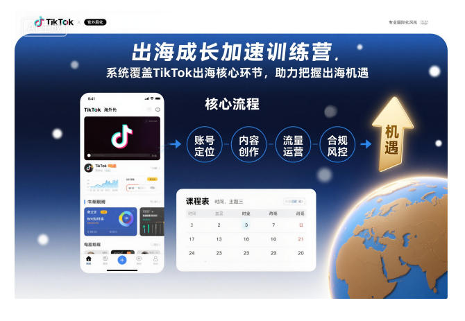 出海成长加速训练营，系统覆盖TikTok出海核心环节，助力把握出海机遇(更新)-68资源