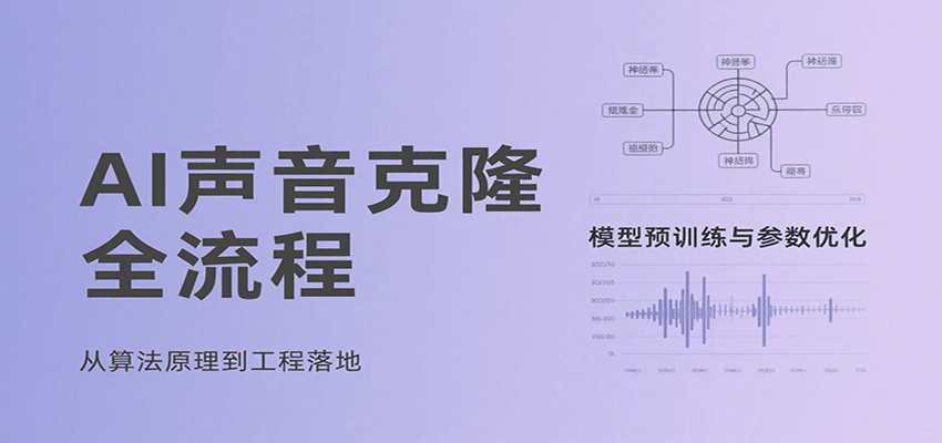 AI声音克隆全流程，基础概念到实战应用，3秒极速声音复刻、模型预训练、云端部署等-68资源
