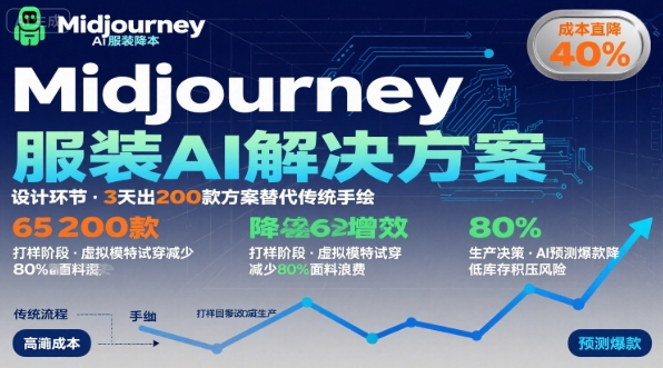 AI在服装领域的运用，使用midjourney做服装辅助企业降低成本-68资源