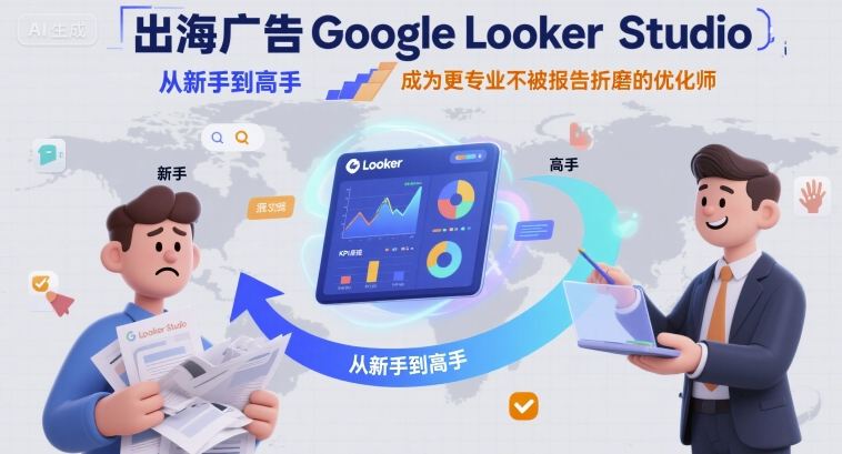 出海广告Google Looker Studio从新手到高手，成为更专业不被报告折磨的优化师-68资源
