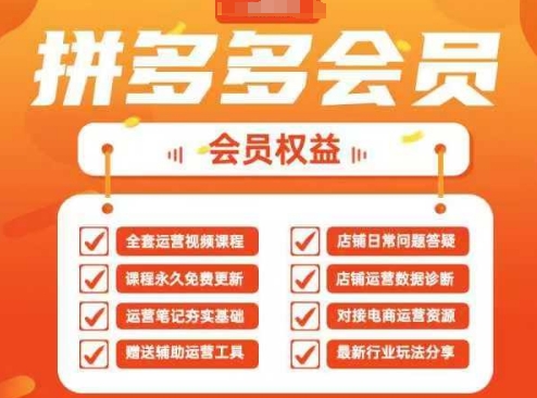 2025拼多多运营实战课，40节全流程教学，覆盖拼多多运营全链路-68资源