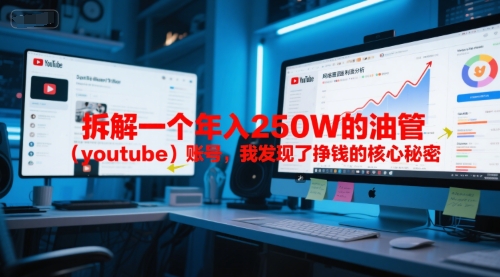 付费文章：拆解一个年入250W的油管(youtube)账号，我发现了挣钱的核心秘密-68资源