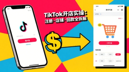 TikTok从开店到投流的进阶课，从基础实操到高阶技巧一网打尽-68资源