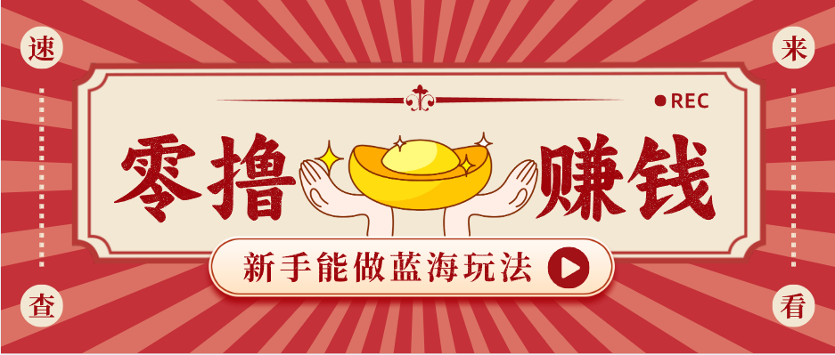 新手也能变现的蓝海玩法，一个人人能做的项目，需求量极大日入300+！-68资源