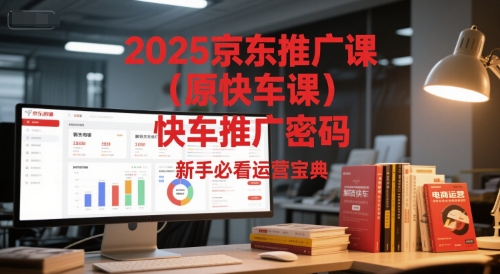 2025京东推广课(原快车课)解锁京东快车推广密码，新手必看运营宝典-68资源