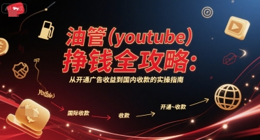 油管(youtube)挣钱全攻略：从开通广告收益到国内收款的实操指南-68资源