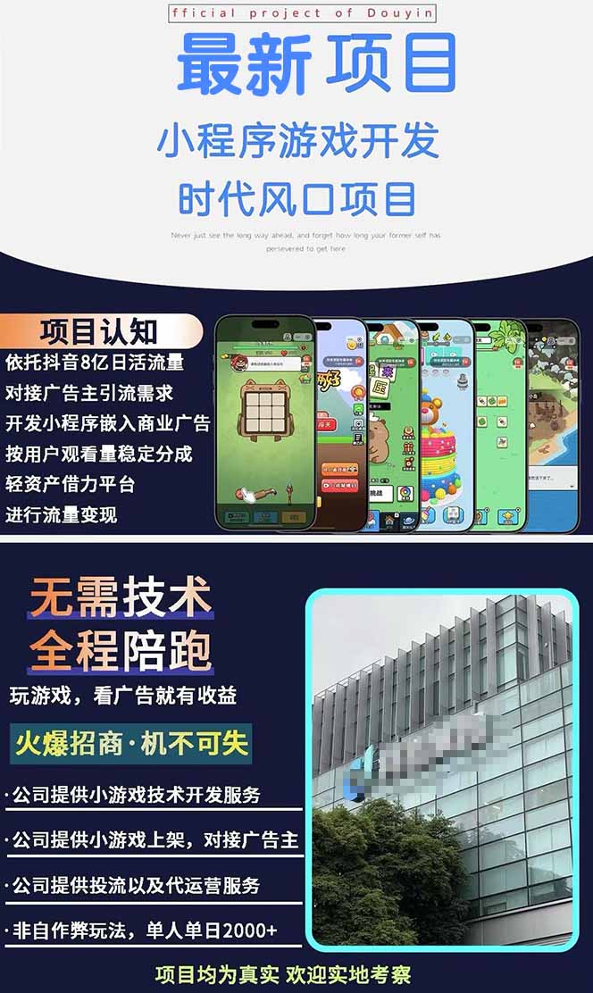 图片[1]-2025最热抖音项目 Ai时代风口项目小程序游戏开发 实测单个游戏日收入1800+-68资源