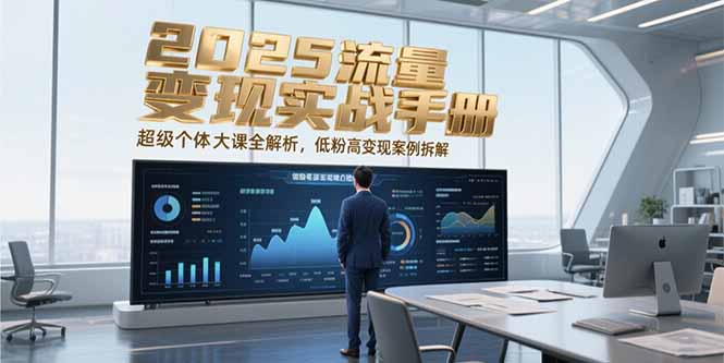 2025流量变现实战手册，超级个体大课全解析，低粉高变现案例拆解-68资源