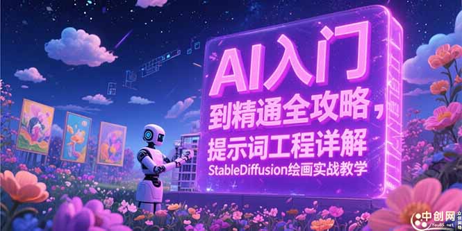 AI入门到精通全攻略，提示词工程详解，StableDiffusion绘画实战教学-68资源