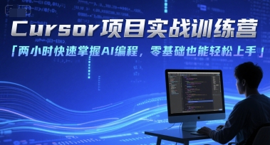 Cursor项目实战训练营，两小时快速掌握AI编程，零基础也能轻松上手-68资源