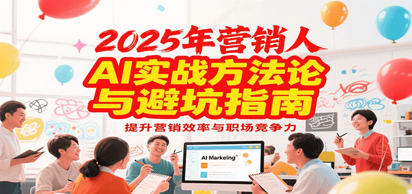 2025年营销实战方法论与避坑指南，利用AI提升营销效率与职场竞争力-68资源