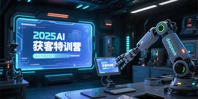 2025AI获客特训营，AI图文视频全制作，deepseek工具实操教学-68资源