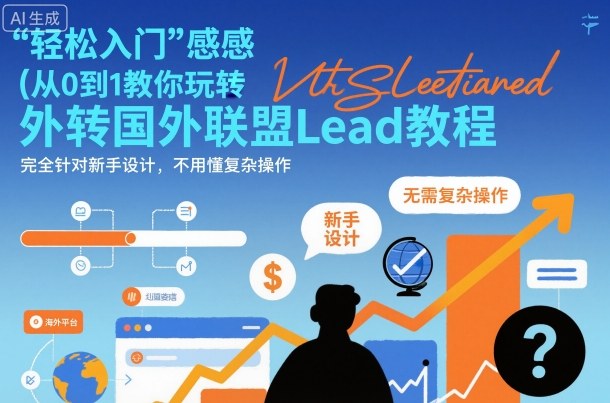 国外联盟賺美刀项目，从0到1教你玩转国外联盟Lead教程，纯新手可操作性100%-68资源