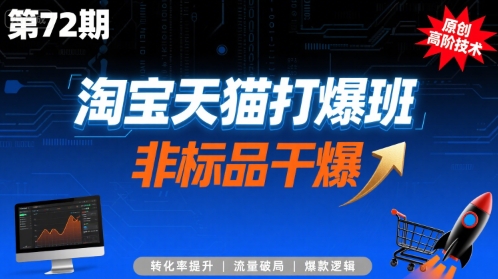 淘宝天猫打爆班原创高阶技术第72期，非标品干爆-68资源