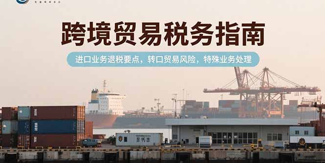 跨境贸易税务指南，进口业务退税要点，转口贸易风险，特殊业务处理-68资源
