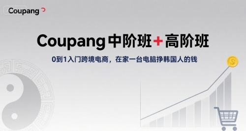 Coupang中阶班+高阶班，0到1入门跨境电商，在家一台电脑挣韩国人的钱-68资源